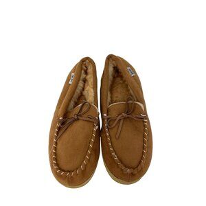 Rugged Blue Camel Lined Slippers